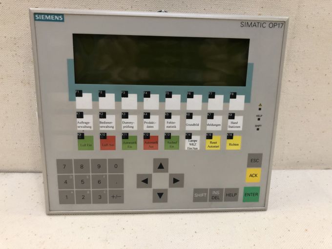 SIEMENS Operator Panel OP 17-DP